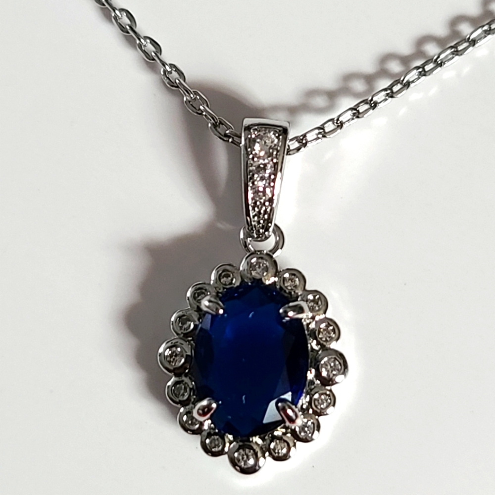 Sapphire necklace